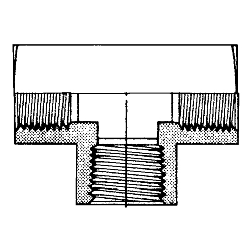 Topring 41.265 Female Pipe Tees, Brass, 1/8"