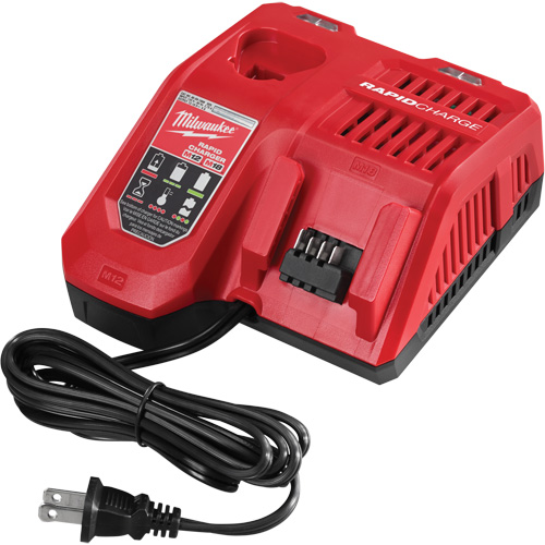 Milwaukee 48-59-1808 M18 & M12 Rapid Charger, 18 V, Lithium-Ion