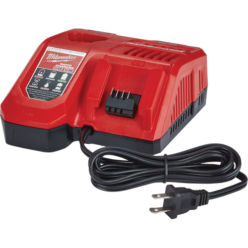 Milwaukee 48-59-1808 M18 & M12 Rapid Charger, 18 V, Lithium-Ion