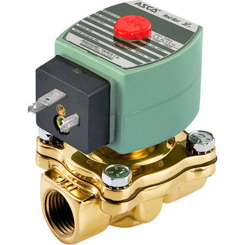 ASCO SC8210G002 120/60 Solenoid Valve, 1/2" Pipe, 150 PSI