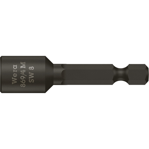 Wera Tools 05060423001 Nutsetters, 8 mm Tip, 1/4" Drive, 50 mm L, Magnetic