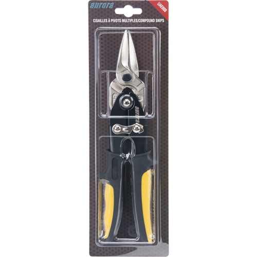 Outils Aurora UAE008 Cisailles &agrave; pivots multiples, Longueur de coupe de 1-1/2", Coupe Droit