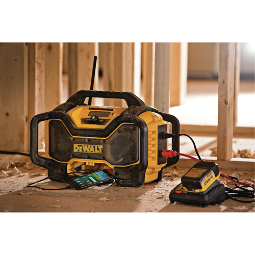 DEWALT DCR025 Radio Bluetooth pour le chantier (outil seulement), Lithium-ion, 60V