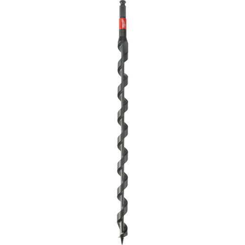 Milwaukee 48-13-6707 M&egrave;che de tari&egrave;re &agrave; chocs Shockwave pour monteur de ligne, Diam&egrave;tre de 13/16", Cannelure 15", Tige 7/16" hexagonal