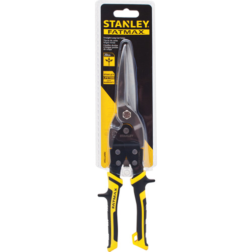 Stanley Tools FMHT73561 Cisailles longues Fatmax, Longueur de coupe de 3-9/50", Coupe Droit
