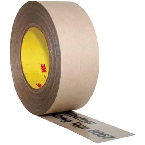 3M 8067-6X75 Ruban d'&eacute;tanch&eacute;it&eacute; toutes saisons s&eacute;rie 8067, 152,4 mm (6") x 22,86 m (75'), Brun