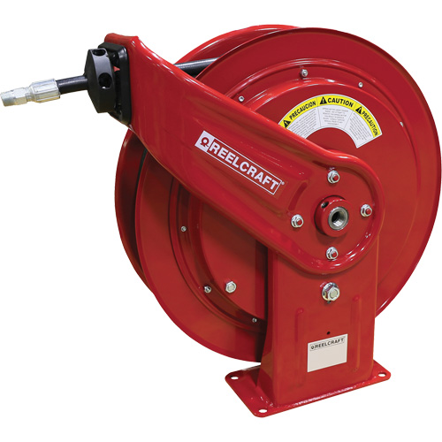 Reelcraft HD76075 OHP HD70000 Series Heavy-Duty Hose Reel with Hose, Greases, 3/8" x 75', Single Hose, 4800 PSI