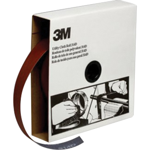 3M AB19802 Utility Roll, Aluminum Oxide, 1-1/2" W x 150' L, P400 Grit