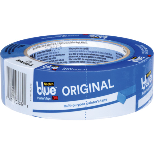 3M 2090-36EC ScotchBlue Original Painter's Tape 2090, 36 mm (1-2/5") x 55 m (180'), Blue
