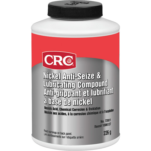 CRC Canada 1006136 Nickel Anti-Seize Lubricating Compound, 226 g, 425°F (218°C) Max. Effective Temperature