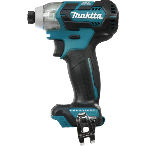 Makita TD111DZ Tournevis &agrave; chocs CXT avec moteur sans balai (outil seulement), 1/4", 1200 lb-po Couple max., 12 V, Lithium-ion