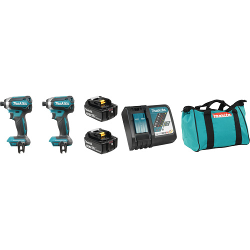 Makita DLX2186T LXT&reg; 2-Tool Brushless Motor Combo Kit, 18 V