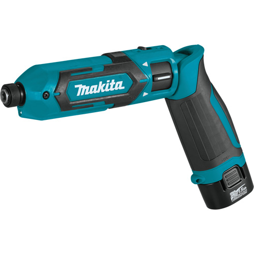 Makita TD022DS Impact Driver Kit, 1/4", 220 in-lbs Max. Torque, 7.2 V, Lithium-Ion