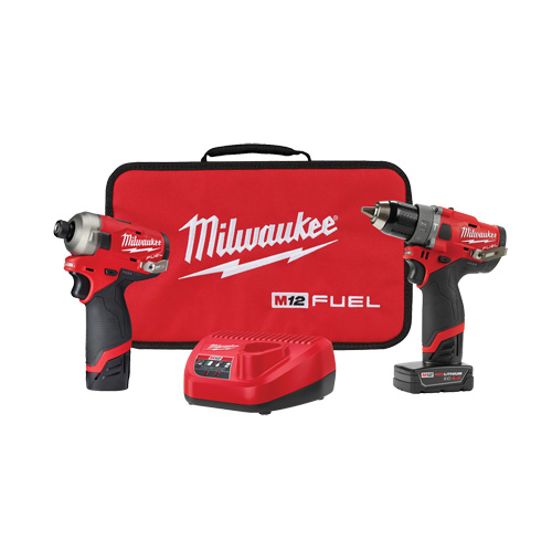Milwaukee 12 volt fuel combo kit hotsell