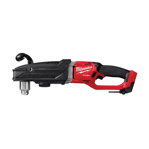 Milwaukee 2809-20 M18 Fuel Super Hawg Right Angle Drill (Tool Only), 18 V, 1/2" Chuck, Lithium-Ion