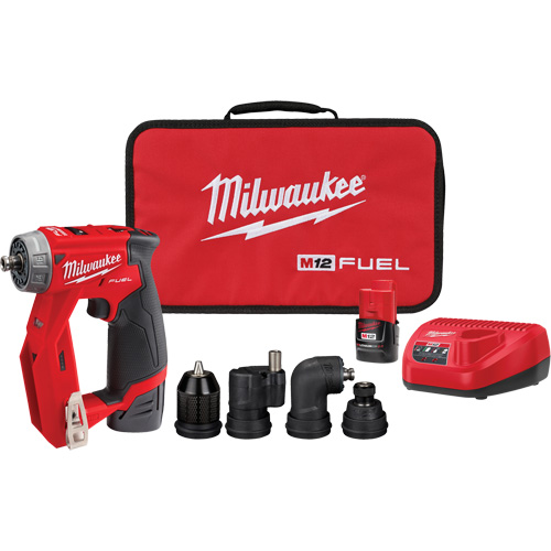 Milwaukee 2505-22 M12 Fuel Installation Drill-Driver Kit, Lithium