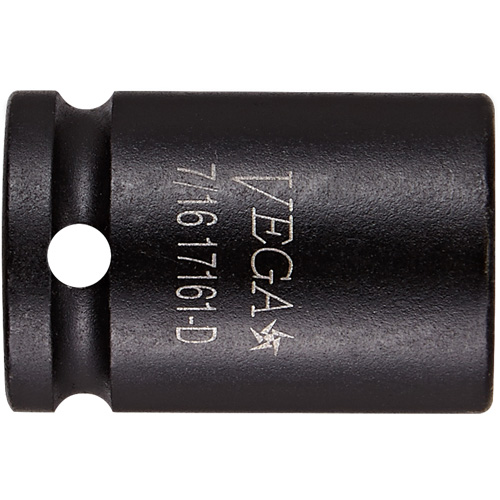 Vega 11001-D Douille, Chocs, 10 mm, Prise 1/4", 12 pans
