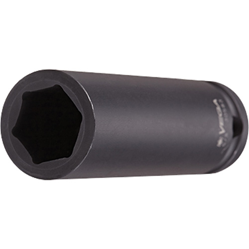 Vega 30123 Socket, Impact, 1/2", 1/2" Drive, 6 Points, Deep