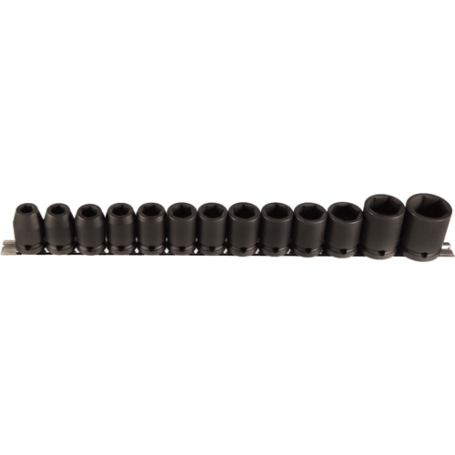 Vega 316M13 Socket Set, 13 Pcs, Impact, 1/2" Drive Size