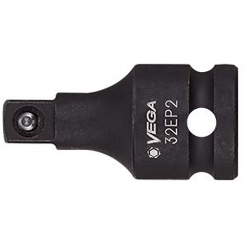 Vega 32EB1 Socket Adapter, Impact, 1/2" Drive, 3/8" Socket, 1.5" L, Ball