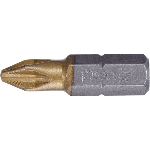 Vega 125P2CR-TI Embout &agrave; ins&eacute;rer ACR, Phillips, #2, Prise 1/4"