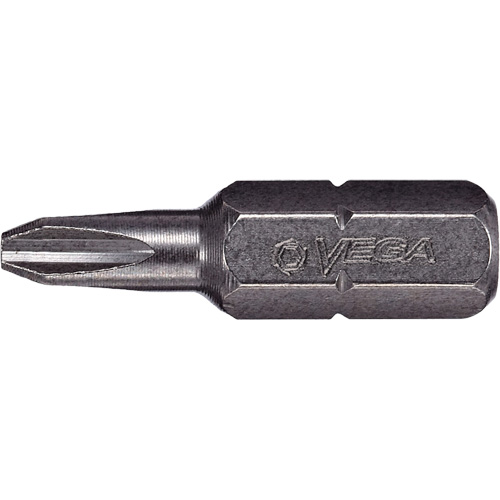 Vega 125P2RX Embout &agrave; t&ecirc;te r&eacute;duite extra dur, Phillips, #2, Prise 1/4"