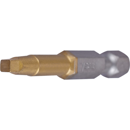 Vega 150R2A-TI Power Bit, Square, #2 Tip, 1/4" Drive Size, 2" Length