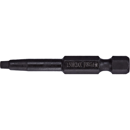 Vega 150R2AX X-Hard Power Bit, Square, #2 Tip, 1/4" Drive Size, 2" Length