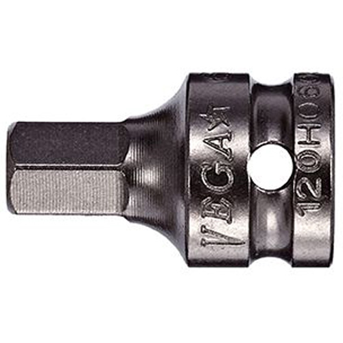Vega 228H050SB Socket Bit, Hex, 5 mm x 1" L, 3/8" Drive