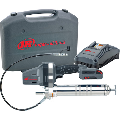 Ingersoll Rand LUB5130-K12 Grease Gun Kit, Lithium-Ion, 20 V