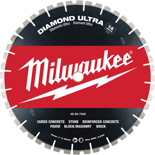 Milwaukee 49-93-7540 Lame de diamant ultra segment&eacute;e