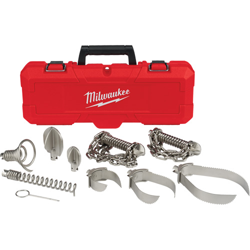 Milwaukee 48-53-2840 Trousse daccessoires de t&ecirc;te pour c&acirc;ble de tambour