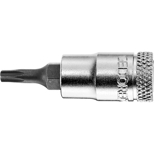 Gedore 6190940 ITX 20 Series Screwdriver Bit Socket, Torx&reg;, T-20 x 30.5 mm L, 1/4" Drive