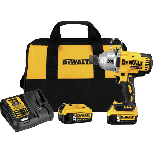 DEWALT DCF898P2 Max XR&reg; High Torque Impact Wrench Kit, 20 V, 7/16" Socket