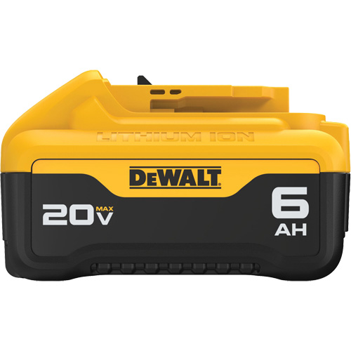 DEWALT DCB206 Bloc-piles Max XR Premium, Lithium-ion, 20 V, 6 Ah