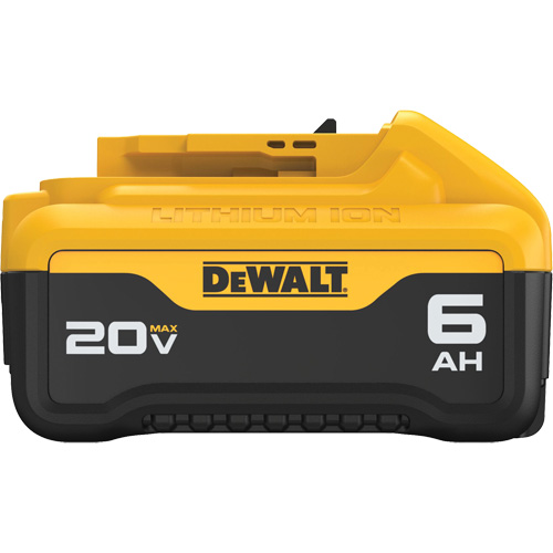 DEWALT DCB206 Bloc-piles Max XR Premium, Lithium-ion, 20 V, 6 Ah