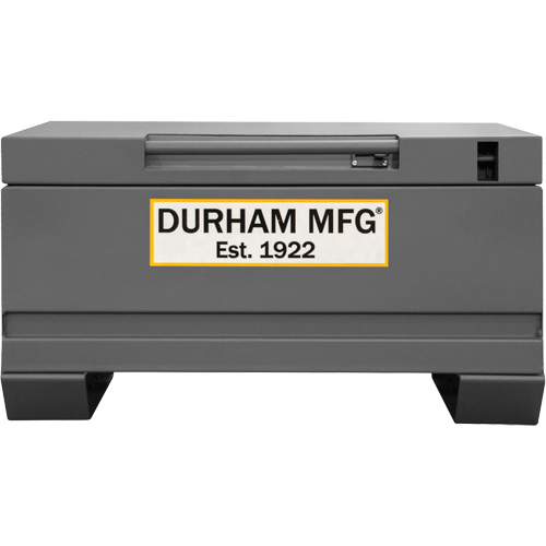 Durham Manufacturing JSC-193218-94T-D719 Jobsite Storage Box, 32" x 19" x 17-13/16", Steel, Grey