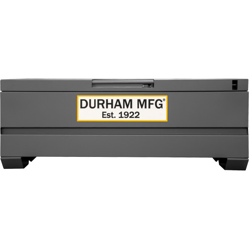 Durham Manufacturing JSC-246023-94T-D720 Jobsite Storage Box, 60" x 24" x 22-3/4", Steel, Grey