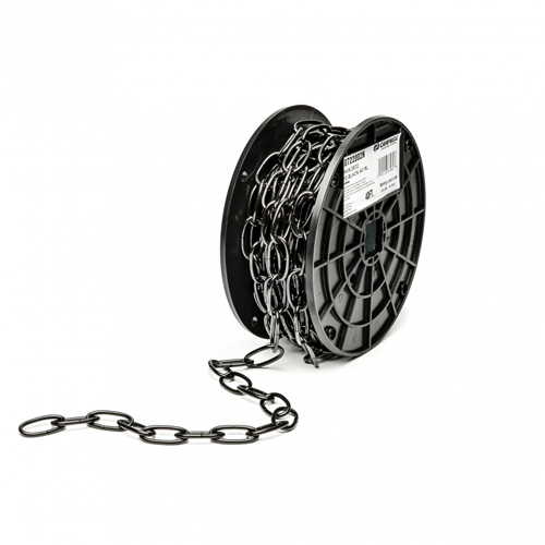 Campbell T0722002N Decorator Chain, Carbon Steel, #10 x 40' (12.2 m) L, 35 lbs. (0.0175 tons) Load Capacity