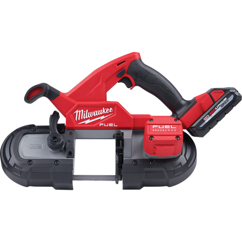 Milwaukee 2829-22 M18 Fuel Compact Band Saw Kit, 18 V, 3-1/4" Capacity