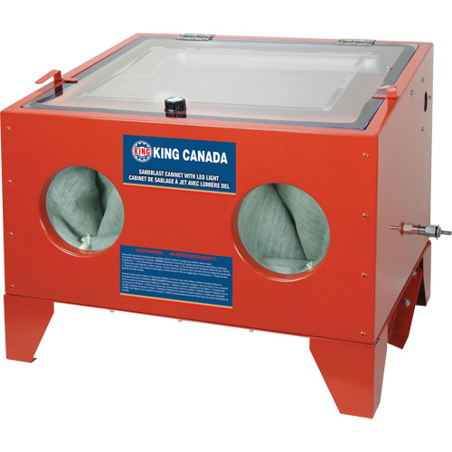 King Canada KSB-110N-LED Sandblast Cabinet, Pressure