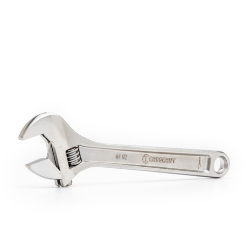 Crescent AC210BK Cl&eacute; &agrave; molette — en boîte, 10" lo, la max. 1-5/16"/34 mm, Chrome