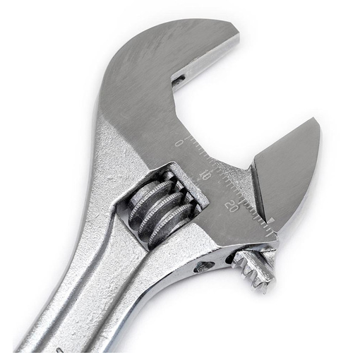 Crescent AC28BK Cl&eacute; &agrave; molette — en sac, 8" lo, la max. 1-1/8"/29 mm, Chrome