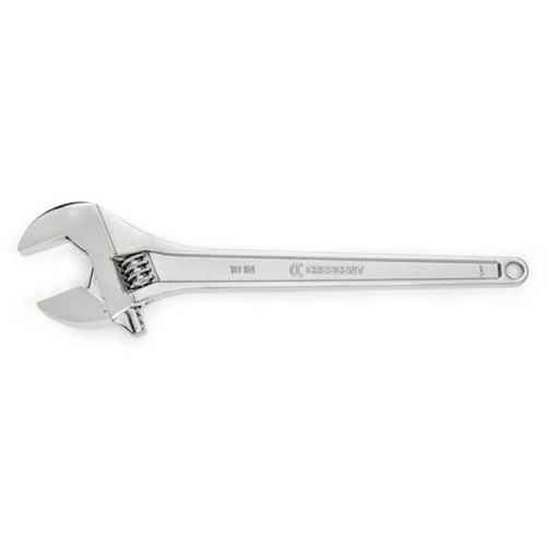 Crescent AC218BK Adjustable Wrench, 18" L, 2-1/16" Max Width, Chrome