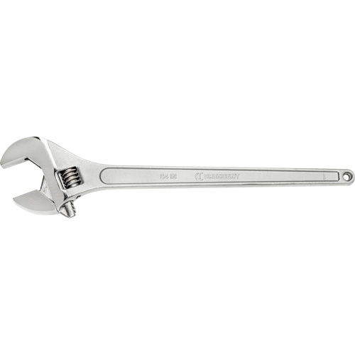 Crescent AC224BK Adjustable Wrench, 24" L, 2-7/16" Max Width, Chrome