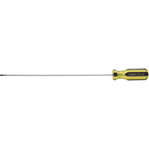 Proto 66-118-A 100 PLUS&reg; Extra-Light Cabinet Tip Screwdriver, 1/8" Tip, Round, 6-5/8" L, Plastic Handle