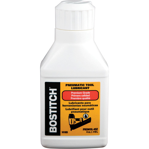 Stanley Bostitch PREMOIL-4OZ Lubrifiant de qualit&eacute; sup&eacute;rieure pour outils pneumatiques