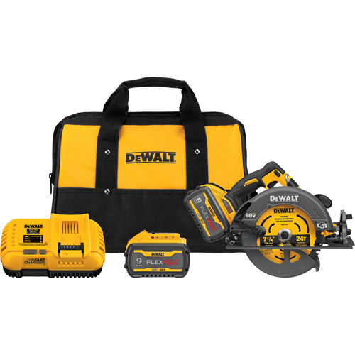 DEWALT DCS578X2 Flexvolt&reg; Max** Cordless Circular Saw with Electric Brake Kit, 7-1/4", 60 V