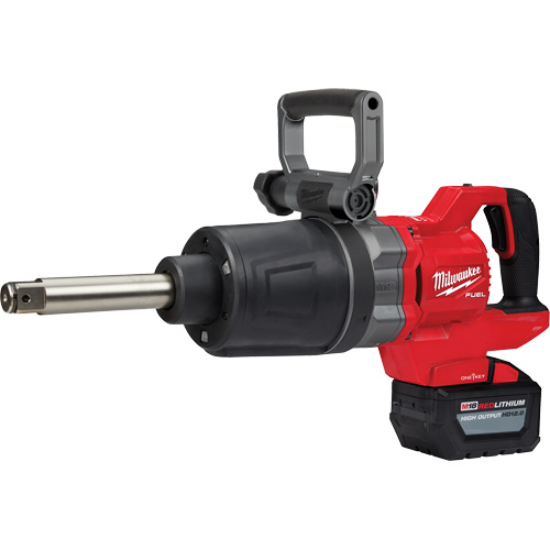 Milwaukee 2869-22HD Ensemble cl&eacute; &agrave; chocs &agrave; enclume &eacute;tendue, poign&eacute;e en D et couple &eacute;lev&eacute; M18 Fuel avec One-Key, 18 V, Mandrin 1"