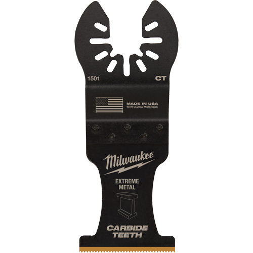 Milwaukee 49-25-1501 1-3/8" Open-Lok Extreme Metal Titanium Enhanced Carbide Teeth Blade